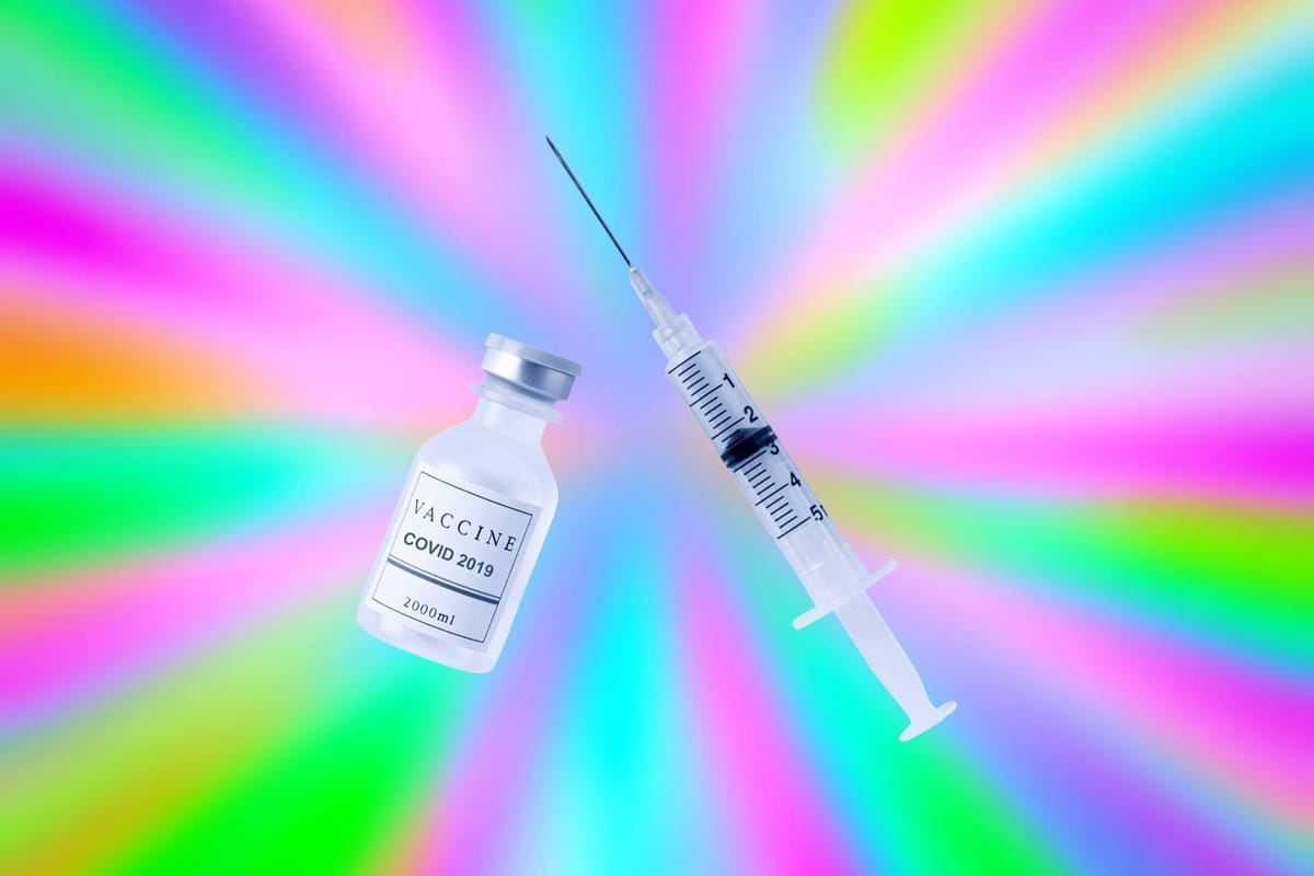 Image accompanying Janusz Korwin-Mikke claimed that vaccines could cause long-term side effects including homosexuality and albinism.