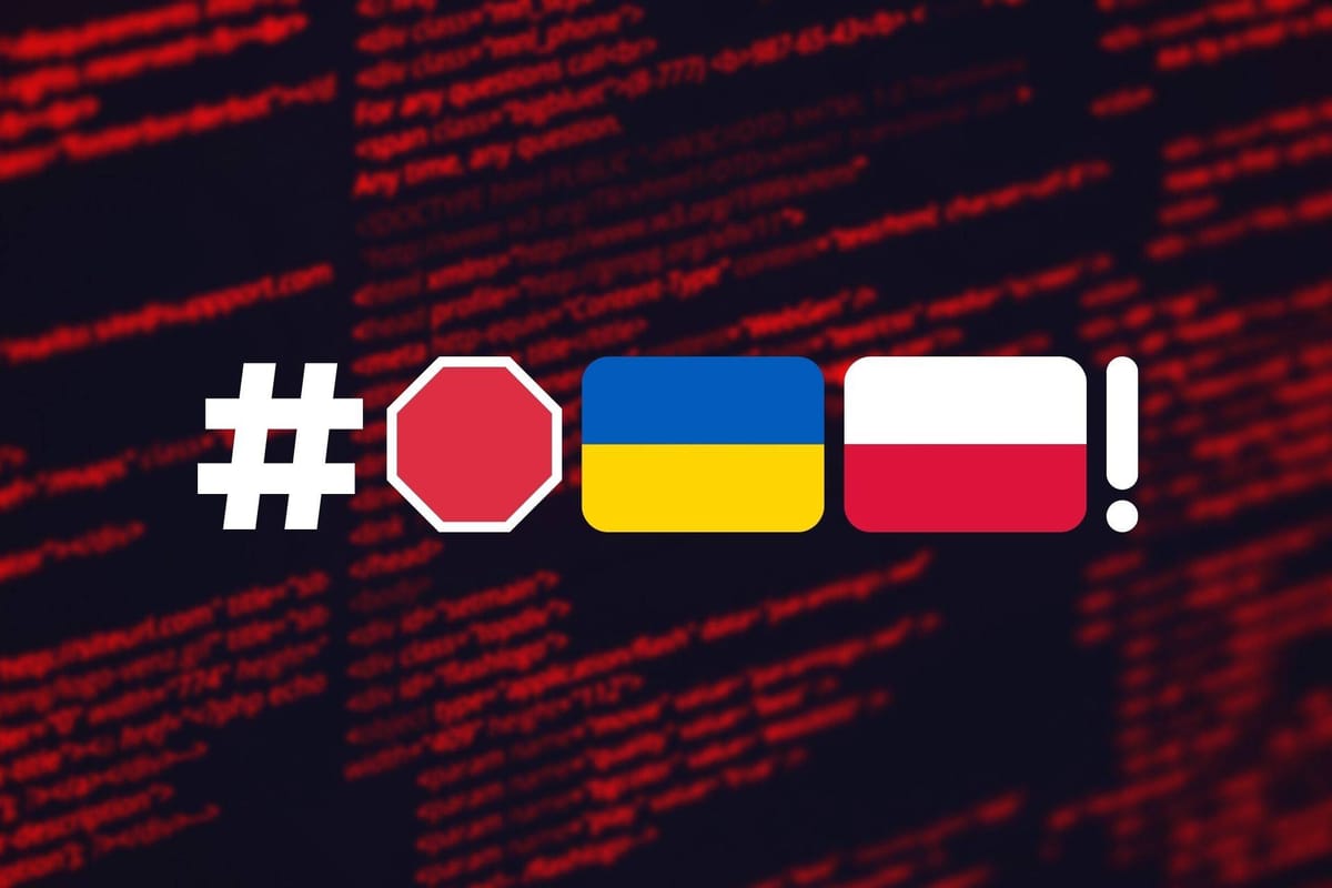 Image accompanying Hashtag #StopUkrainizacjiPolski jest wykorzystywany w zorganizowany sposób przez niewielką grupę użytkowników.