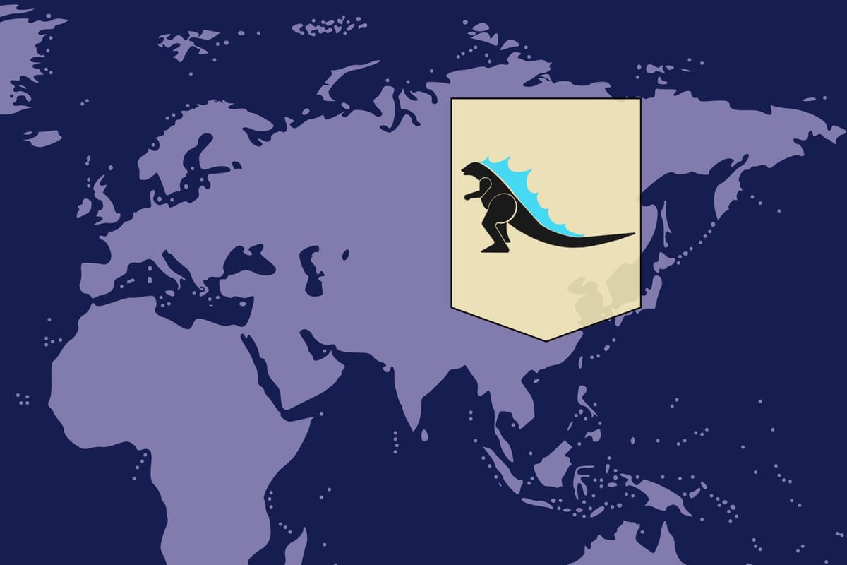 Godzilla Map Wielki potwór na Google Maps. Czy to dowód na istnienie Godzilli?