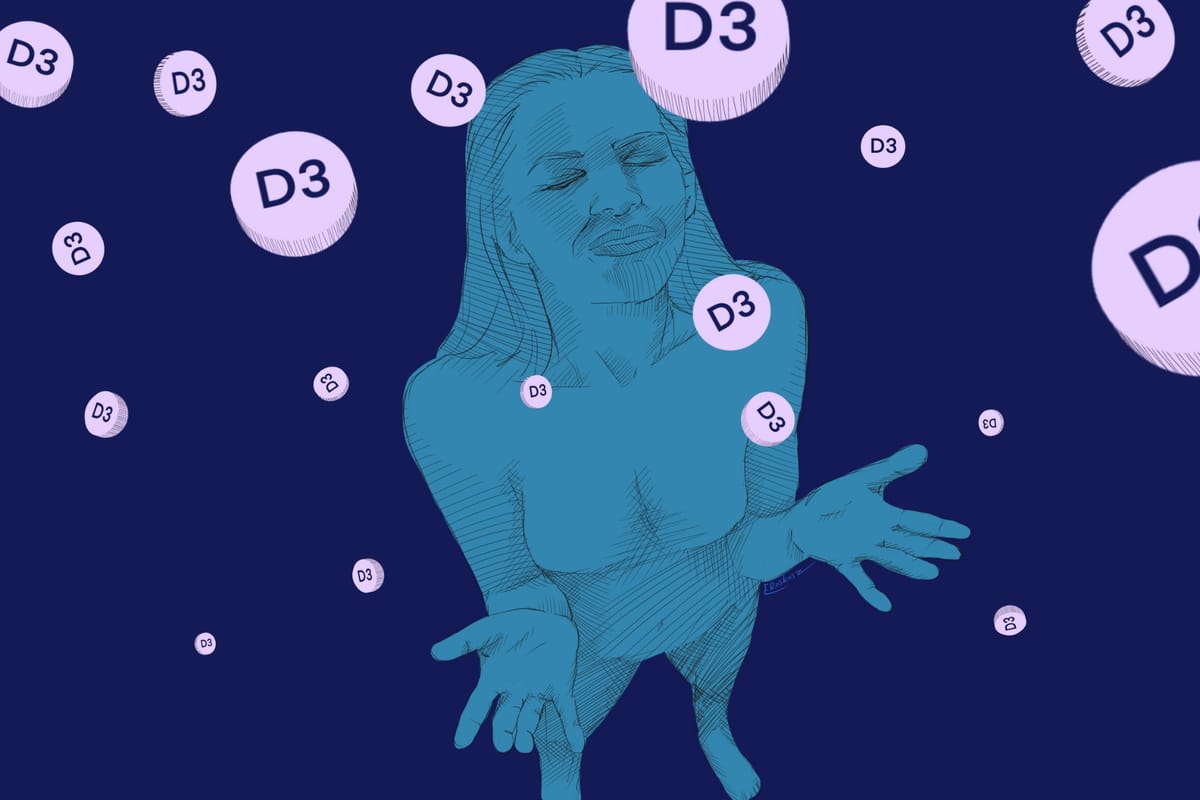 Image accompanying Dorosły człowiek może normalnie przyjmować 15 tys. jednostek witaminy D3 dziennie.