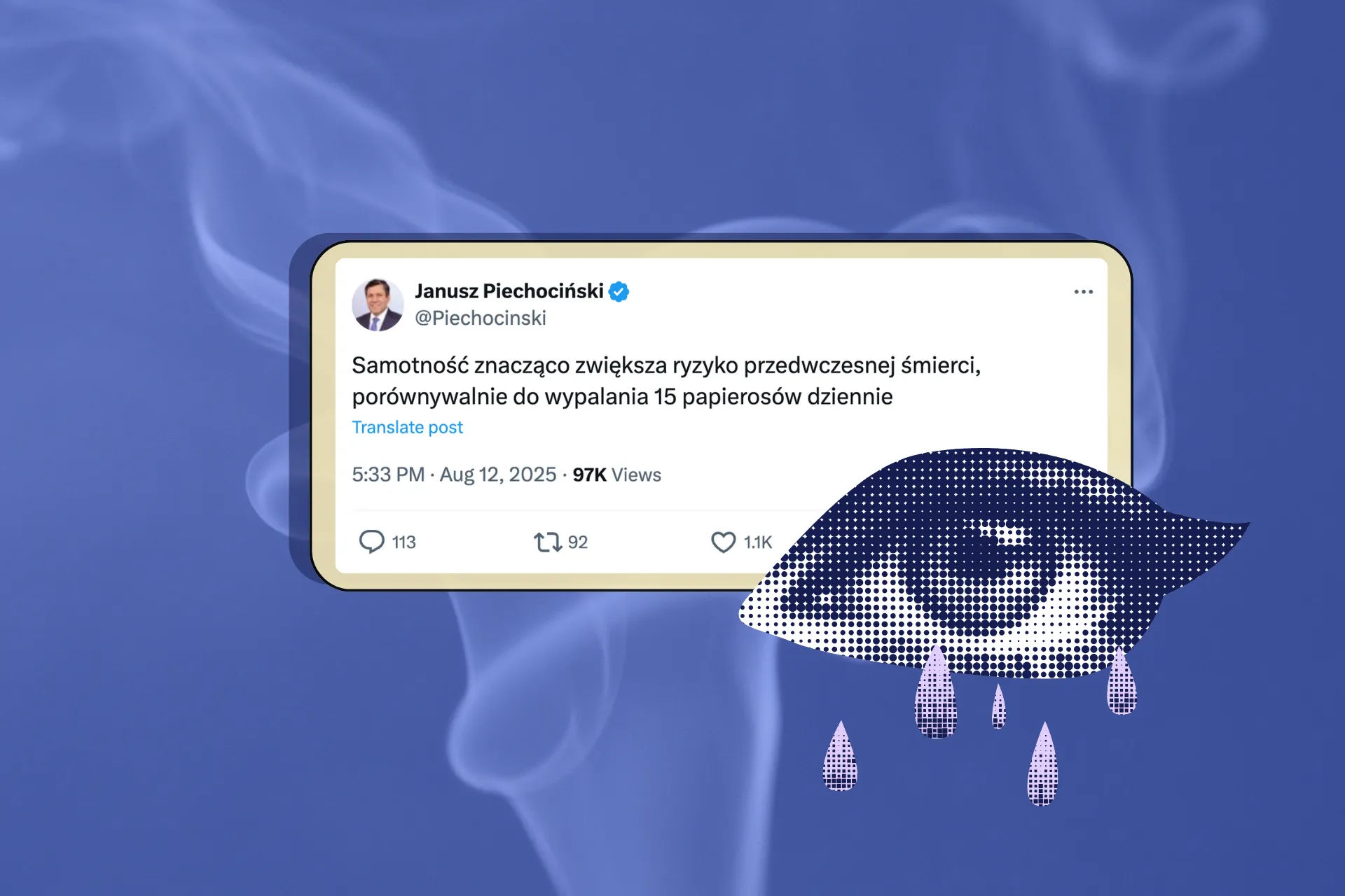 Samotność równie groźna co palenie papierosów? Sprawdzamy