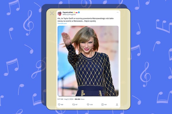 Czy 1 sierpnia Taylor Swift hajlowała na stadionie Narodowym?
