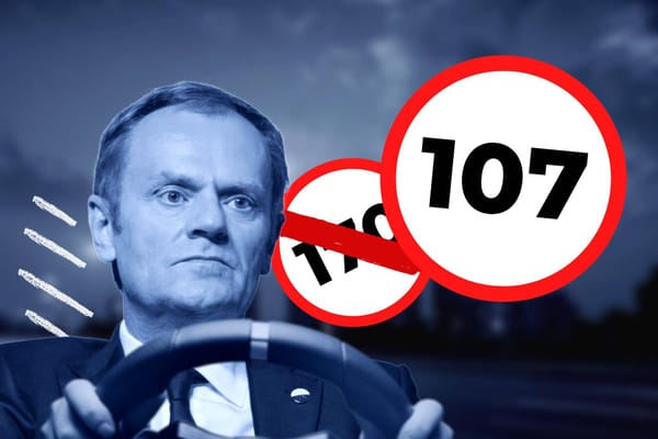 Czy Donald Tusk jechał 170 km/h w terenie zabudowanym?