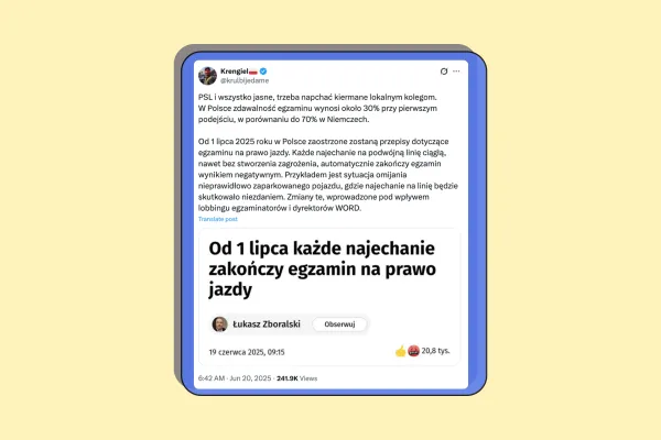Trudniejszy egzamin na prawo jazdy od 1 lipca? Sprawdzamy