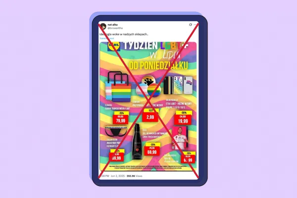 Tydzień LGBT+ w Lidlu? Nie, to powracający fejk
