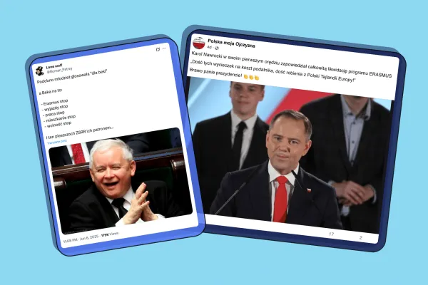 Karol Nawrocki nie zapowiedział całkowitej likwidacji programu Erasmus w swoim pierwszym orędziu