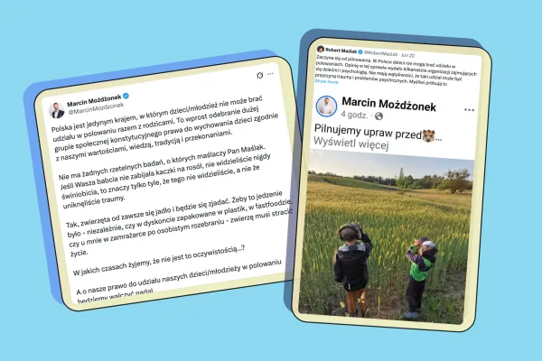 Polska jedynym krajem, w którym rodzice nie mogą zabierać dzieci na polowania? Sprawdzamy